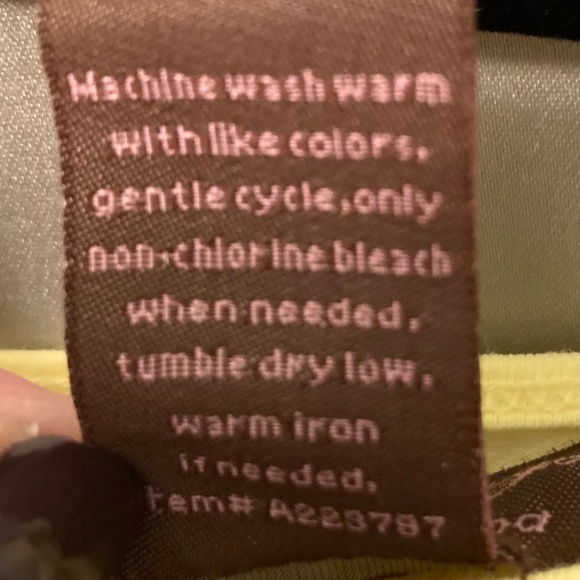 UnderCover Agent by Kathleen Kirkwood Lemon Yellow Camisole Top Shoulder Pads XS - Picture 4 of 6